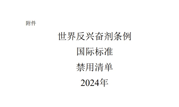 2024禁用清單中文稿